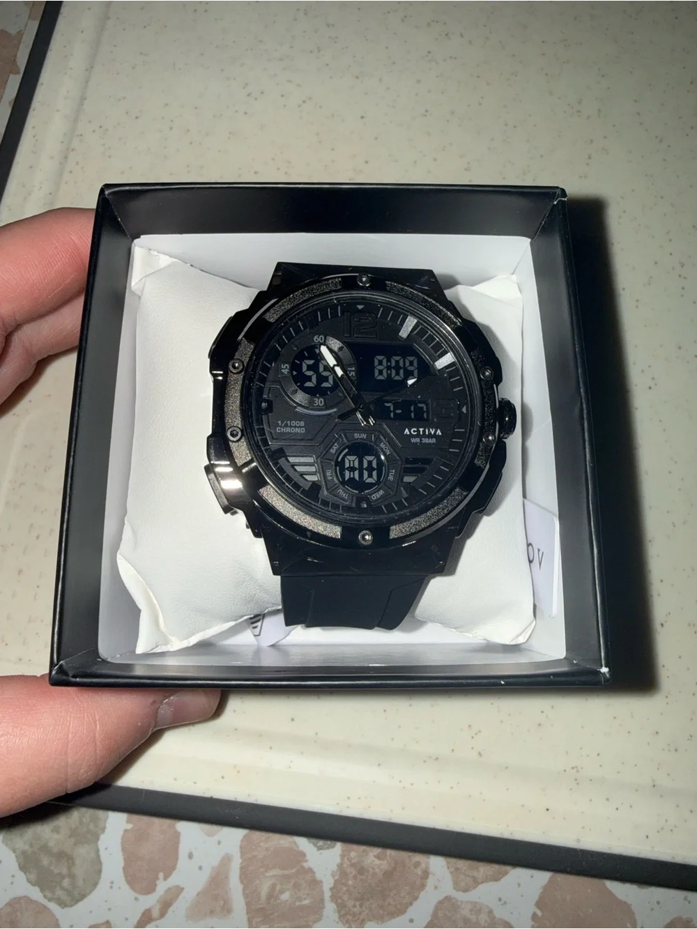 Ativa Men's Black Digital-Analog Sport Watch